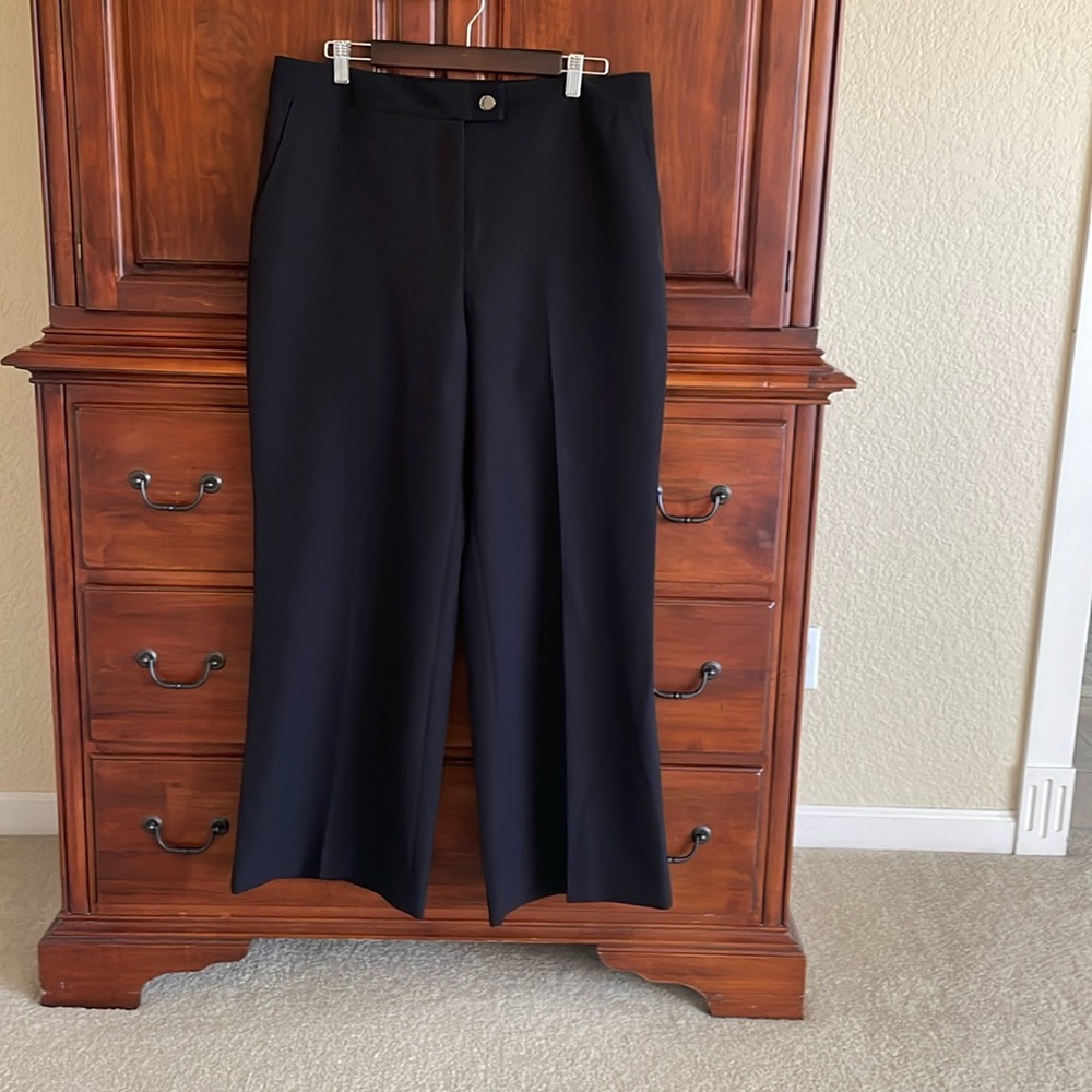 Chicos Black Label Wide Leg Trouser